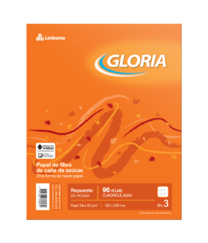 GLORIA REPUESTO N°3 CUADRICULADO 96hj